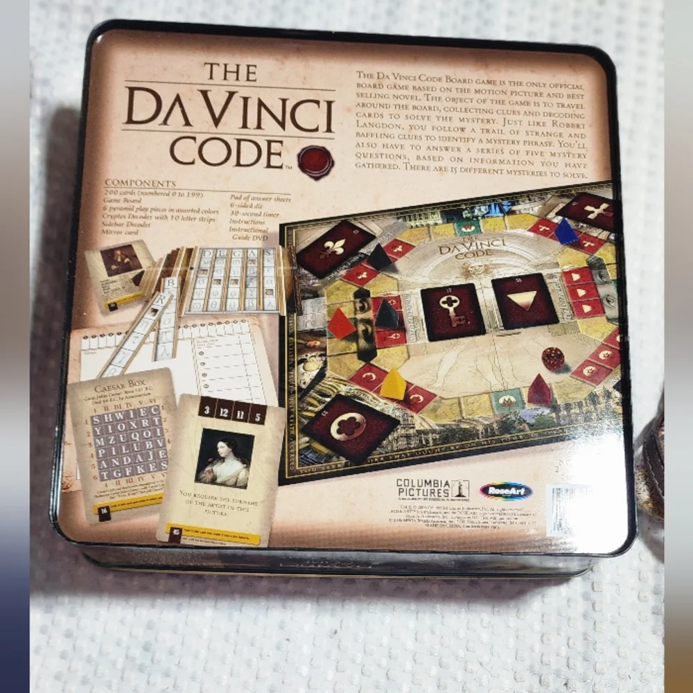 THE DAVINCI CODE EUC BOARD GAME